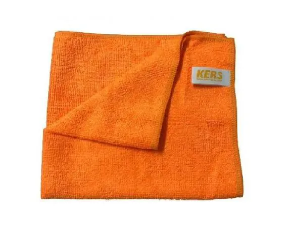 Toalha De Microfibra 40x40 Laranja C/Borda KERS