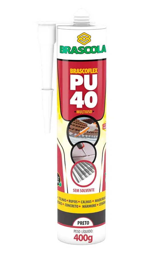 Selante PU 40 Preto BRASCOLA