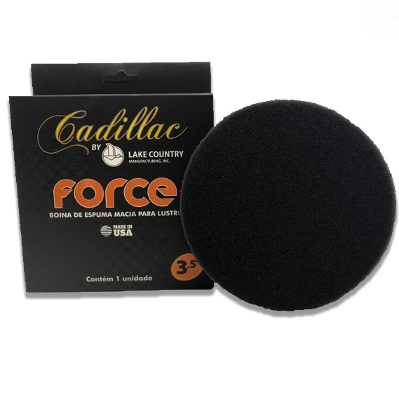Boina de Espuma Lustro Preta 3,5 CADILLAC