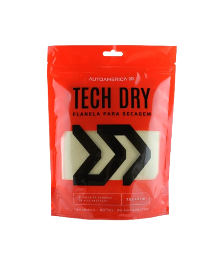 Flanela Tech Dry Secagem de Vidros