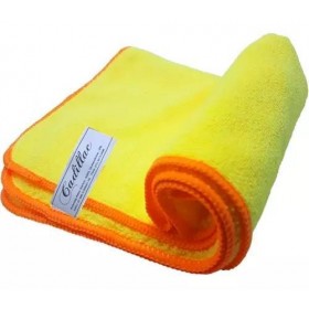 Pano de Microfibra Amarelo C/Borda Laranja 40x40 CADILLAC