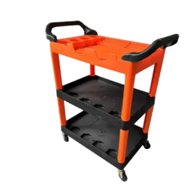 Carrinho P/Ferramentas Power Rhino Preto e Laranja KERS